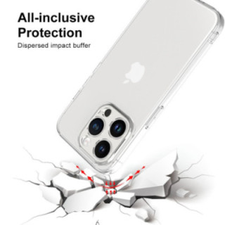 Silicone Transparente 2.0 TPU - iPhone 15 Pro 6.1" (Proteção de Lente)