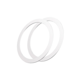 SP151 Anéis Adesivos de Ferro para Celulares Brancos - Pacote de 2unidades