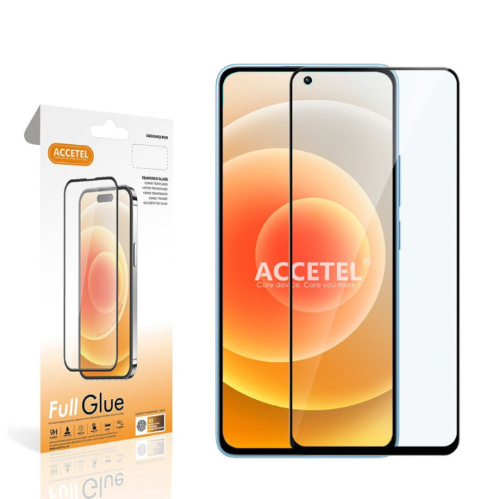 Película de Vidro 2D Full Glue - Xiaomi Redmi Note 13 5G Preto