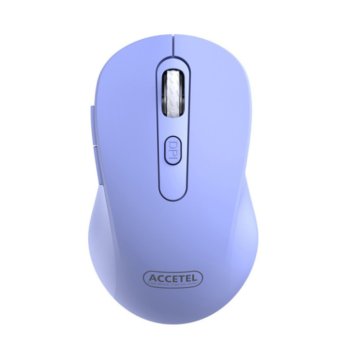 PCM240PP Mouse Sem Fio 2.4GHZ 800/1200/1600 DPI 6 Botões - Roxo