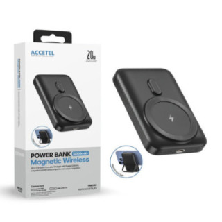 PBB2412B Magsafe Bateria Externa Sem Fio de Carregamento Rápido 10000mAh 20W PD 3.0 - Preto