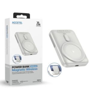 PBB2412W Magsafe Bateria Externa Sem Fio de Carregamento Rápido 10000mAh 20W PD 3.0 - Branco