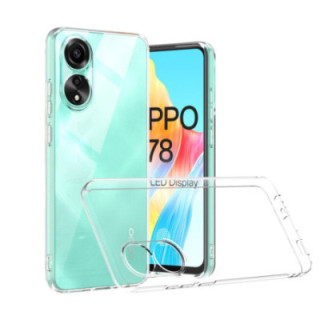 Silicone Transparente 2.0 TPU - Oppo A78 4G (Proteção de Lente)