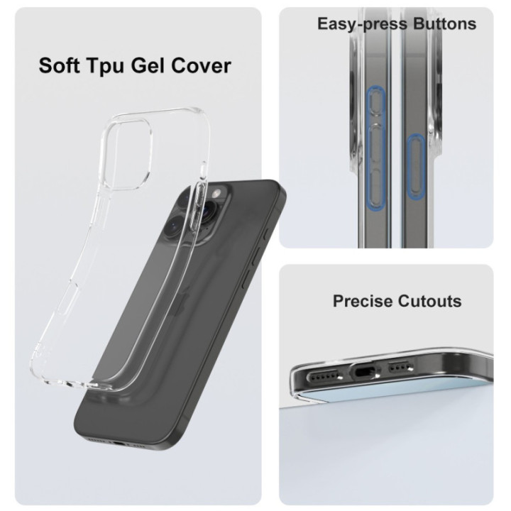 Silicone Transparente 2.0 TPU - iPhone 16 Pro 6.3"