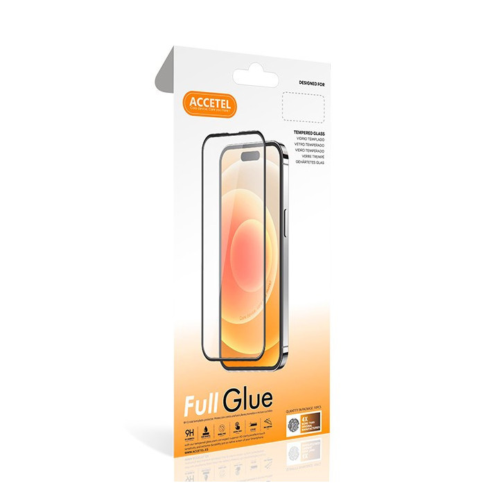 Película de Vidro 2D Full Glue - Moto G53 Preto