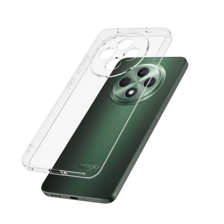 Silicone Transparente 2.0 TPU - Oppo Reno12F 5G (Proteção de Lente)