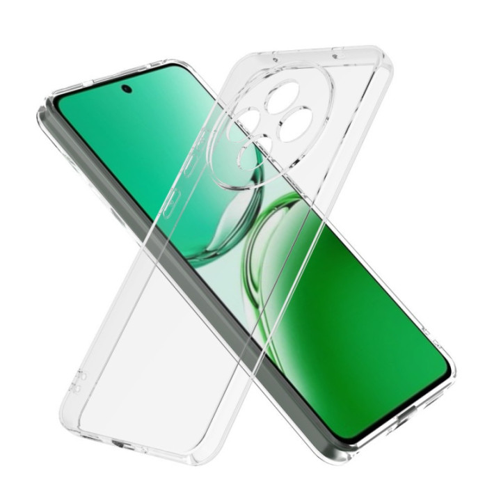 Silicone Transparente 2.0 TPU - Oppo Reno12F 5G (Proteção de Lente)