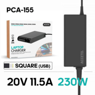 PCA-155 Carregador Portátil Lenovo 20V 11.5A SQUARE (USB) 230W