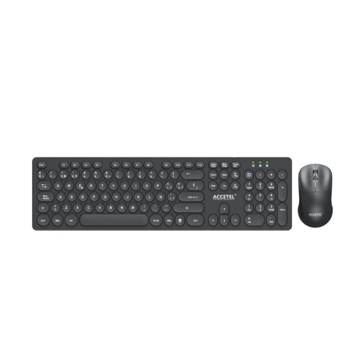 PCT242BK Combo de Teclado e Mouse Sem Fio - Preto (Espanhol)
