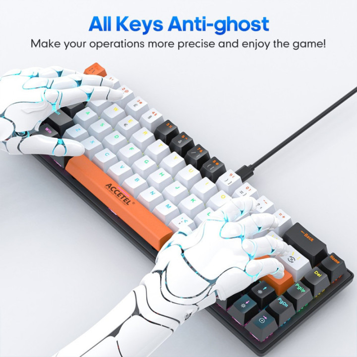 PCT570CBO Teclado Mecânico - Branco (Português)