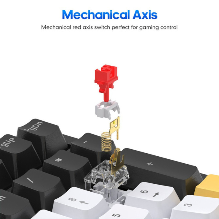 PCT650C Teclado Mecânico com numérico - Preto (Espanhol)