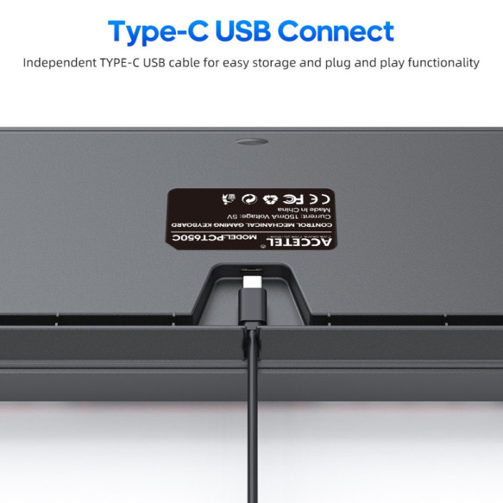 PCT650C Teclado Mecânico com numérico - Preto (Espanhol)