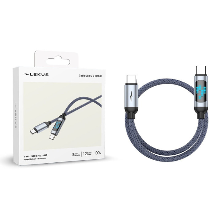 Lekus Cabo ThunderLink 100W (USB-C) 1.2M