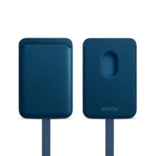 Porta-cartões compatível com MagSafe com correia antirroubo