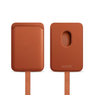 Porta-cartões compatível com MagSafe com correia antirroubo