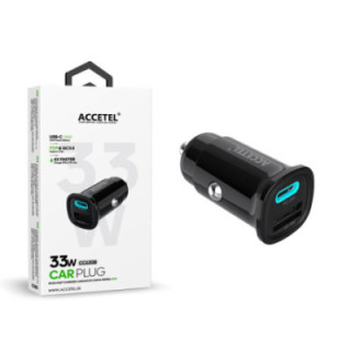 CC630B Carregador de Carro de Carga Rápida USB-C PD + USB-A QC Máx. 33W