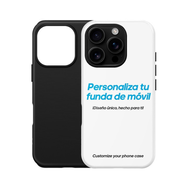Personalize sua capa de Silicone+PC para iPhone 13 Pro