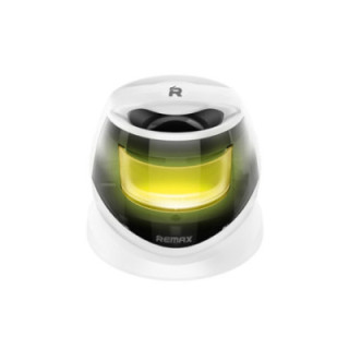 Mini Coluna Portátil Magnética 5W com Luzes RGB e Suporte Integrado