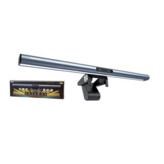 Lâmpada LED Inteligente de Alumínio para Monitor com Controlo Tátil e Regulação Contínua