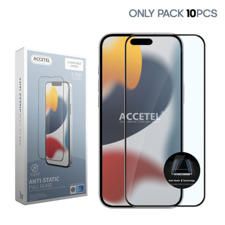 Protetor Antiestático Full Glue 2.75D - iPhone 17 (Pacote 10PCS)