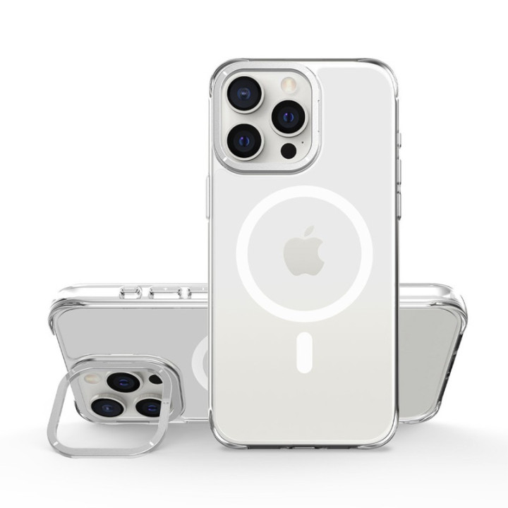 Capa Frame antichoque com aro de alumínio e MagSafe para iPhone 15 Pro