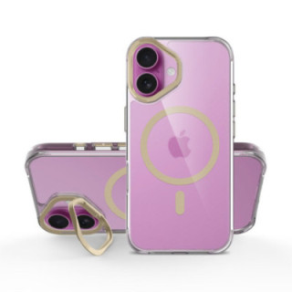 Capa Frame antichoque com aro de alumínio e MagSafe para iPhone 16 Plus