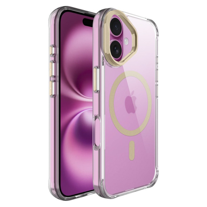 Capa Frame antichoque com aro de alumínio e MagSafe para iPhone 17