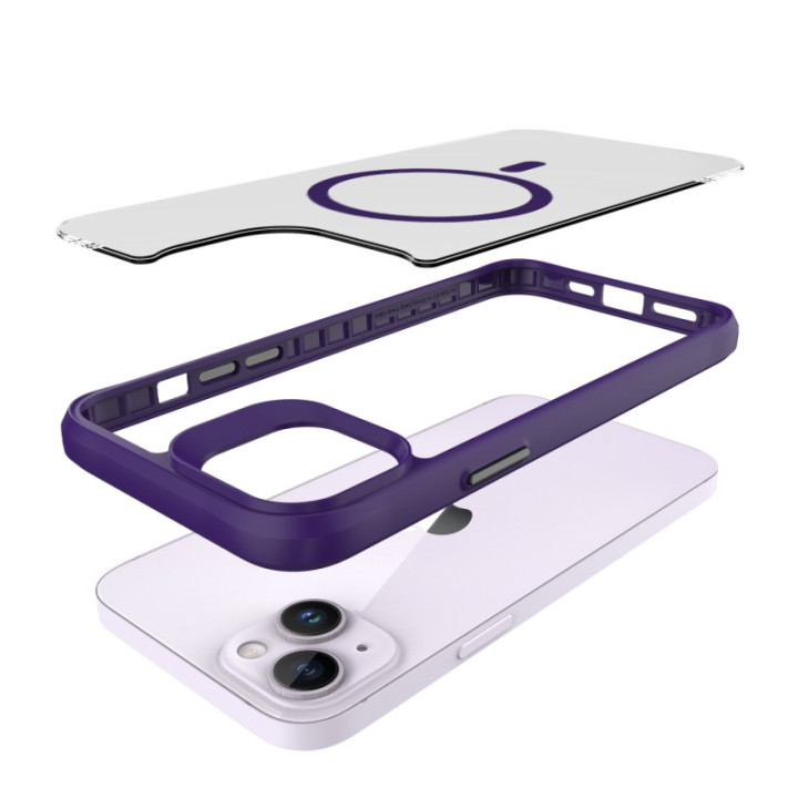 Capa Hybrid MagSafe para iPhone 14 Plus / 15 Plus