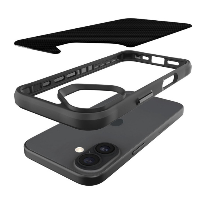 Capa Fiber MagSafe com acabamento em fibra de carbono para iPhone 16 Plus