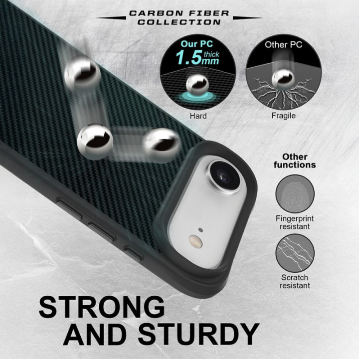 Capa Fiber MagSafe com acabamento em fibra de carbono para iPhone 17 Air