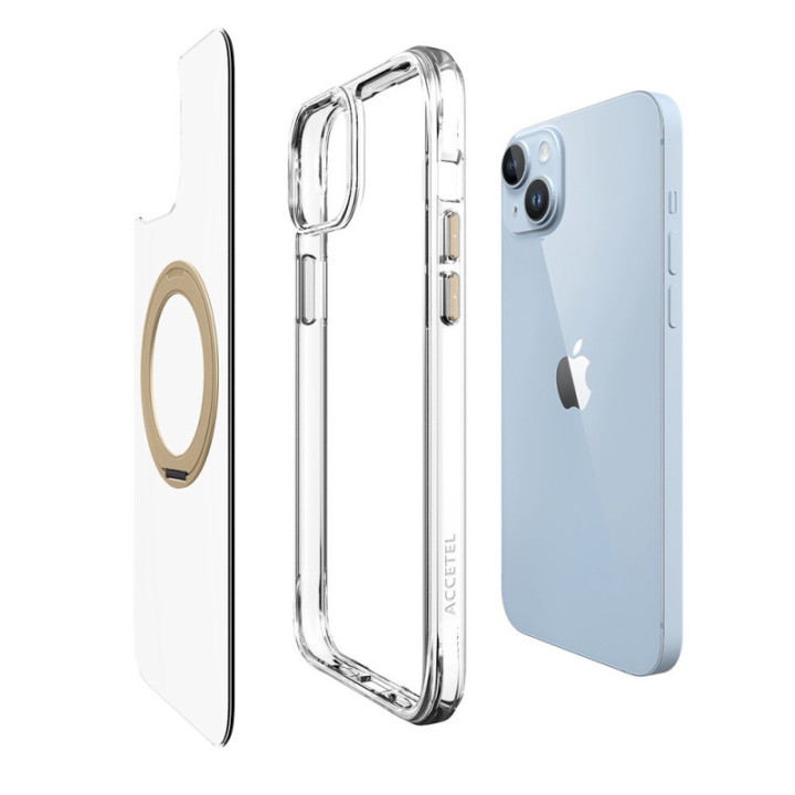 Capa Orbit MagSafe com Aro Rotativo para iPhone 14 Plus / 15 Plus