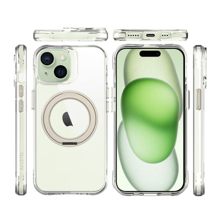 Capa Orbit MagSafe com Aro Rotativo para iPhone 15
