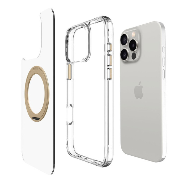 Capa Orbit MagSafe com Aro Rotativo para iPhone 16 Pro Max