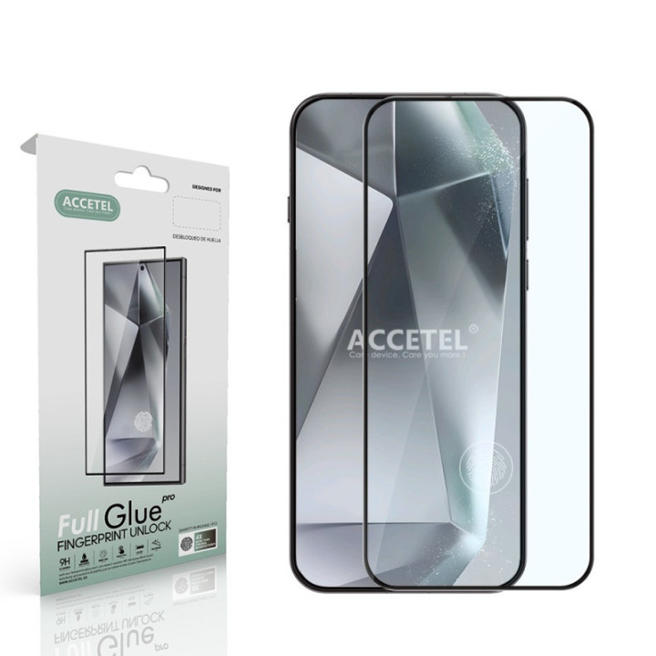 Película de Vidro 2D Full Glue - Oppo Find X9 (Desbloqueio por Impressão Digital)