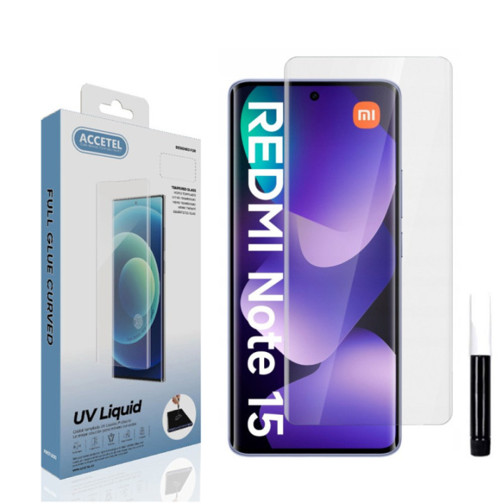Película de Vidro UV Líquido - Xiaomi Redmi Note 15 4G / 5G